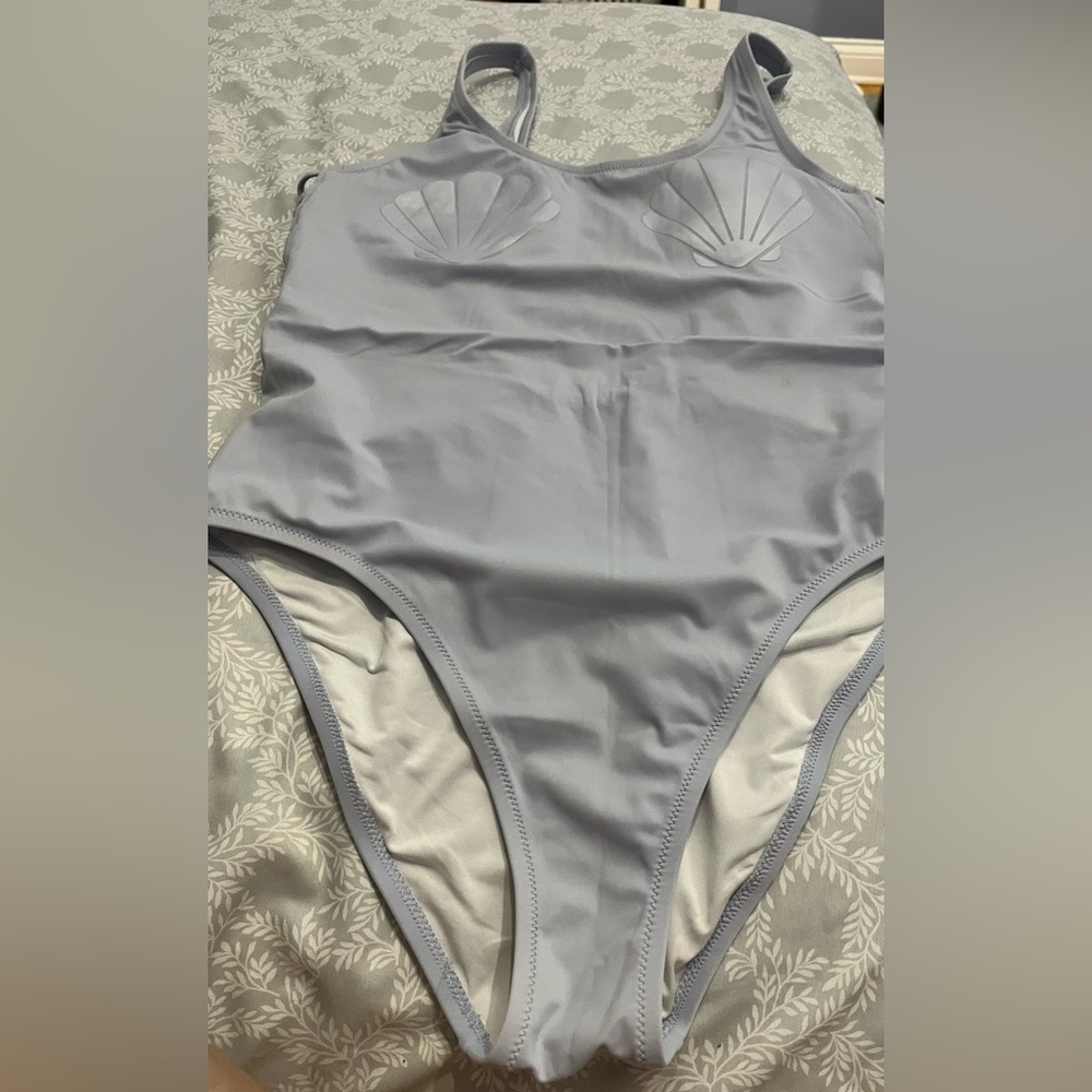 PINK High Cut One Piece Bathing Suit